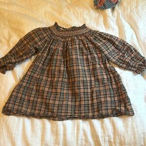 Doen Kids plaid dress size 4